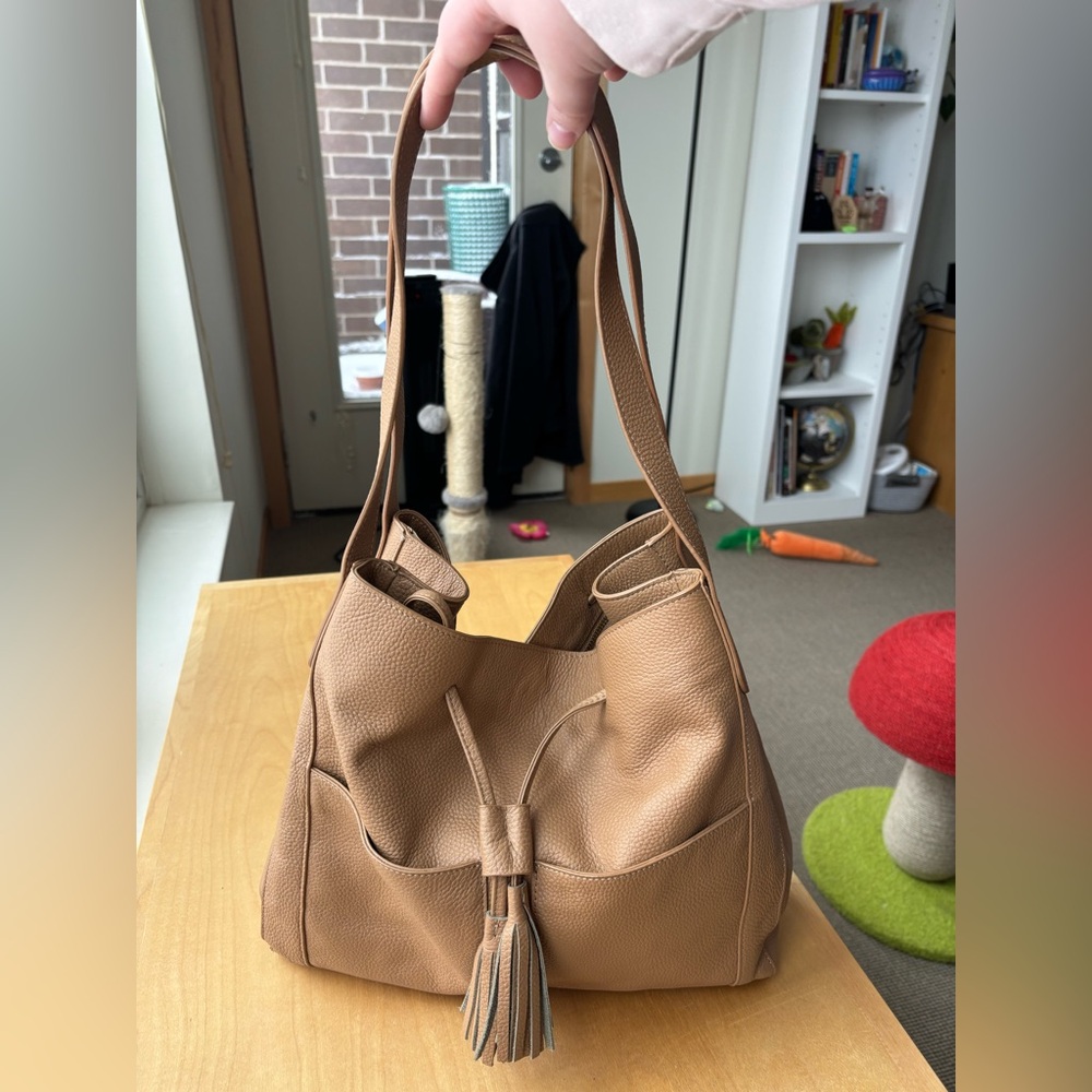 LAGGO real leather shoulder bag “Andrea”